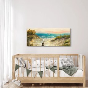 Obraz - Piesočná pláž (120x50 cm)