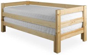 Rozkladacia posteľ 90 až 180 cm LK 134 (masív). Vlastná spoľahlivá doprava až k Vám domov. 753188
