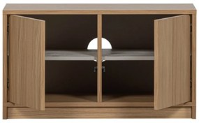 Modulárny TV stolík v dekore duba v prírodnej farbe 77x44 cm Modulair – vtwonen
