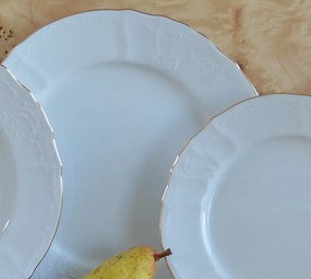 Thun tanierová súprava Bernadotte zlatá linka 18-dielná