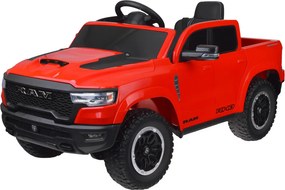 JOKOMISIADA Elektrické auto na batériu RAM Pickup pre deti 4x4 + diaľkové ovládanie červené PA0322