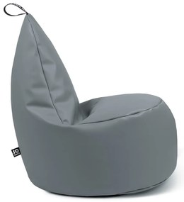 Čierny sedací vak z imitácie kože Lull XL – So Soft?