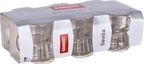 Banquet 6-dielna sada odlievok s uchom SEVILLA, 25 ml