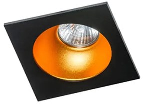 Podľadové svietidlo Hugo 1 Downlight čierne