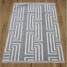 DC Koberec Milano 011 sivá krémová Rozmer: 80×200 cm