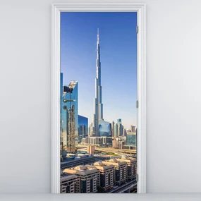 Fototapeta na dvere - Dubajské ráno (95x205cm)