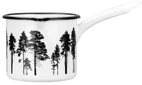 Kastról Forest 1,3l, smalt / černo-bíly