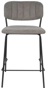 Sivé barové stoličky v súprave 2 ks 89 cm Jolien – White Label