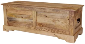 furniture-nabytek.cz - Drevená truhla 120x45x45 z masívu mango