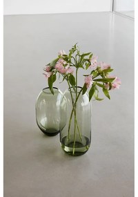 Zelené sklenené ručne vyrobené vázy v súprave 2 ks (výška 38 cm) Moss – Hübsch