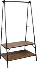 Stojací vešiak Thomson, vintage optika dreva%