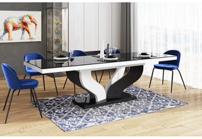 Luxusný rozkladací jedálenský stôl VIVA MATNÝ viac farieb