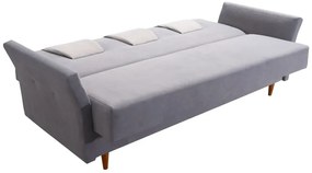Sedacia súprava Boston 3+1+1, sivá (MIL 17009/17002, jelša)