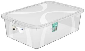 Plastový úložný box s vekom 29 l Lona - Rotho
