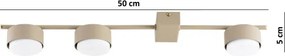 Brilagi - LED bodové svietidlo MONO 3xGX53/12W/230V béžové