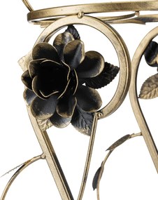 STOJAN NA KVETINÁČ QUINCY 90,5X40 CM ZLATÁ