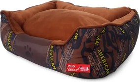 Pelech pre psa / mačku L - Maskáč - hnedý