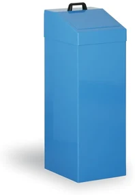 Kovona Kovový odpadkový kôš na triedený odpad, 100 l, modrý