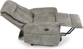 Polohovacie kreslo sivé, elektrické TV-Q8575 GREY3