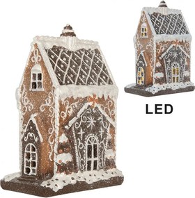 Perníková LED chalúpka Gingerbread Cotti - 15*9*20 cm