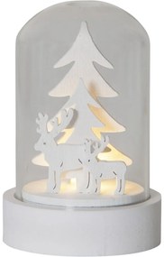 Biele svetelné dekorácie s vianočným motívom v súprave 3 ks ø 5,5 cm Kupol – Star Trading