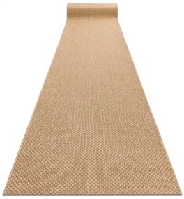 Behúň SISAL TIMO model 6272 tmavo béžová HLADKÝ Veľkosť: 100 cm