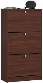 Skriňa na topánky Marienne 60 cm - 3 dvierka wenge