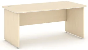 Kancelársky písací stôl ARRISTO LUX, 180x90 cm, breza