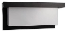 LED Vonkajšie nástenné svietidlo so senzorom LED/12W/230V IP54 čierna