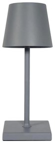 Eurolamp LED Stmievateľná nabíjacia dotyková stolná lampa LED/3,5W/5V 5200mAh šedá EU0444