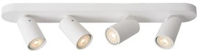 LUCIDE 23954/21/31 XYRUS stropné bodové stmievateľné svietidlo/spot 4xGU10/5W W9 L60 H12.5cm biela