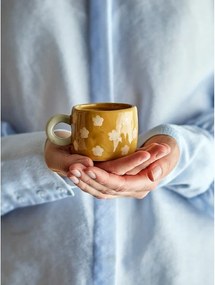 Hnedý keramický detský hrnček 110 ml Nini – Bloomingville