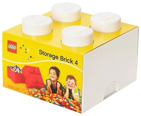Biely úložný box štvorec LEGO®