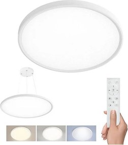 Solight WO8023 - LED stropné prisadené/závesné svietidlo LED/50W/230V 3000-6500K + diaľkové ovládanie