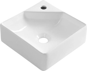 Aqualine Aqualine, NEXA keramické umývadlo rohové 30x30cm, biela, NP436