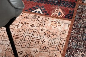 Koberec ANTIKA Ancient Rust patchwork terakota
