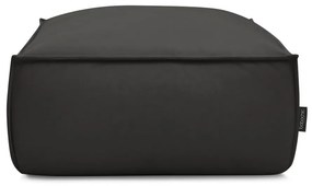 Čierna podnožka z imitácie kože Boheme – Bobochic Paris