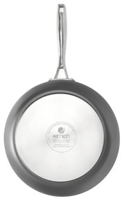 Elmich Nepriľnavá keramická Wok panvica Vital Ø 26 cm - tmavo šedá