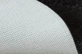 Kúpeľňový koberček SUPREME STONES kamienky, čierny kruh