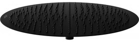 Mexen sprchová nerezová hlavica Round 40 cm, čierna, 79240-70