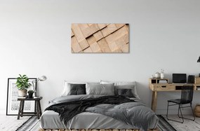 Obraz canvas zloženie zrna dreva 125x50 cm
