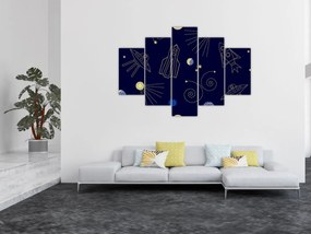 Obraz - Vesmír (150x105 cm)