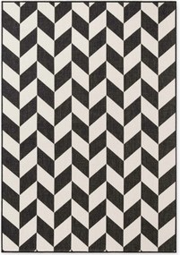 Ted Baker, Kusový koberec Ted Baker Haringey 106378 Black White, 200x300, čiernobiela, chodba / predsieň