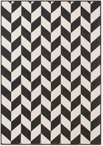 Ted Baker, Kusový koberec Ted Baker Haringey 106378 Black White, 200x300, čiernobiela, chodba / predsieň