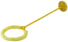 Lean Toys Hula Hop Svetelné švihadlo - žlté