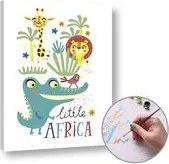 Maľovanie podľa čísel LITTLE AFRICA – nízka náročnosť