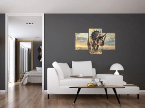 Obraz - Triceratops (90x60 cm)