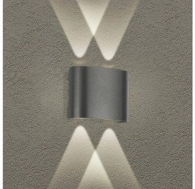 Brilagi - LED vonkajšie nástenné svietidlo FLAREBOX LED/4W/230V antracit IP65