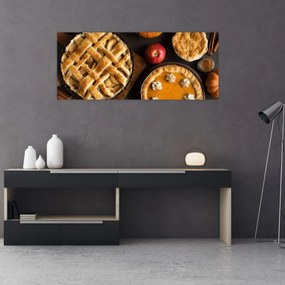 Obraz - Tekvicový koláč (120x50 cm)