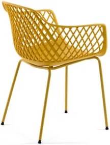 QUINN stolička Žltá